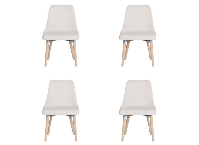 4x Design Polster Sitz Stühle Stuhl Seht Garnitur Lounge Sessel Club Set