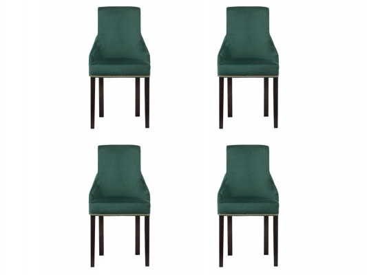 4x Design Polster Sitz Stühle Stuhl Seht Garnitur Sessel Lounge Club Set