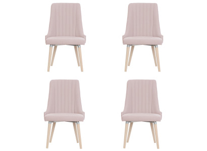 4x Stühle Stuhl Polster Modernes Set Design Lehn Garnitur Sessel Komplett Neu