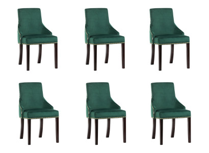 6x Design Polster Sitz Stühle Modern Seht Garnitur Sessel Lounge Club Set