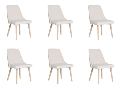 6x Design Polster Sitz Stühle Stuhl Seht Garnitur Sessel Lounge Club Set 
