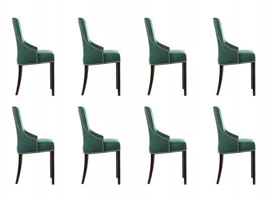 8x Design Polster Sitz Stühle Stuhl Seht Garnitur Sessel Lounge Club Set