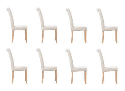 8x Design Polster Sitz Stühle Stuhl Seht Garnitur Sessel Lounge Club Set