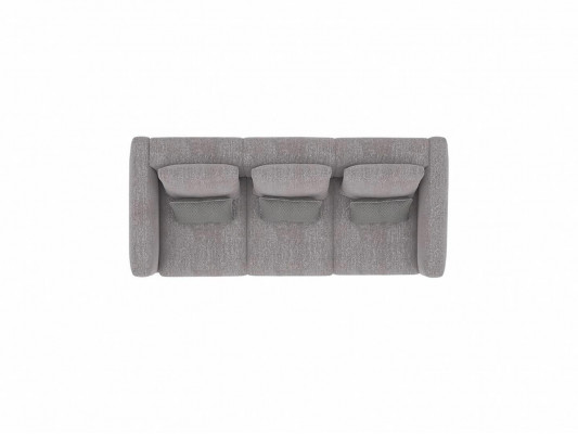 Grau Sofa Dreisitzer Couch Wohnzimmer Modern Design Luxus Polstermöbel