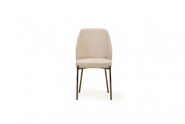 Exklusive Beige Esszimmerstühle Komplette x6 Polster Küchenstühle Set