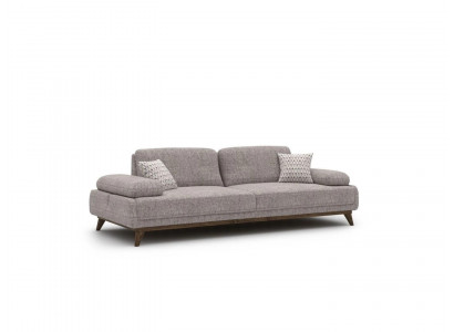 Design Polstermöbel Dreisitzer Sofa Couch Textil Wohnzimmer Modern Einrichtung