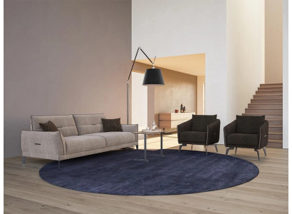 Luxus Sofa Dreisitzer Couch Möbel 2x Sessel Sofagarnitur Polstermöbel 4tlg.