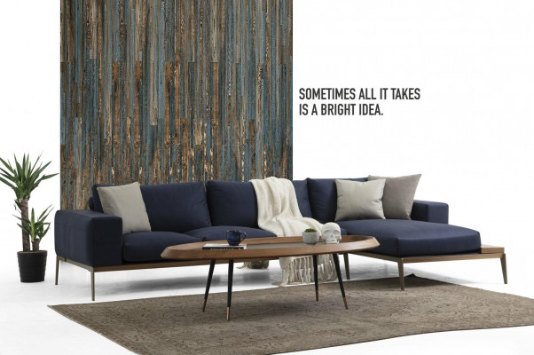 Ecksofa L-Form Sofa Wohnzimmer Grau Modern Stoff Sofas Sitzer Design