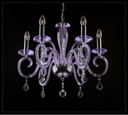 Bohemia Moderne Kronleuchter Licht Deckenleuchten Kronleuchter Kristall Mauve Lampe