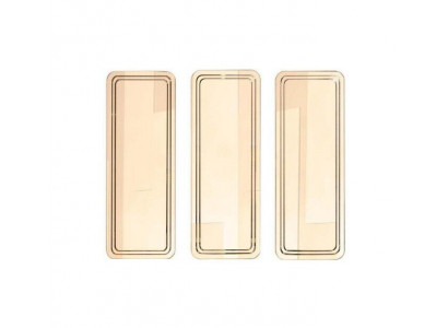 Goldenes Modernes Spiegel Set Wandspiegel Schminktisch Spiegeln 3tlg