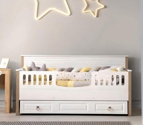 Perfekte Kinderbett Bett Kindermöbel Weiß Garnitur Moderne Kinder neu