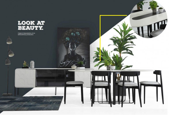 Gruppe Esszimmer Esstisch Stühle Tisch Holz Set 5tlg Weiß Tische Neu