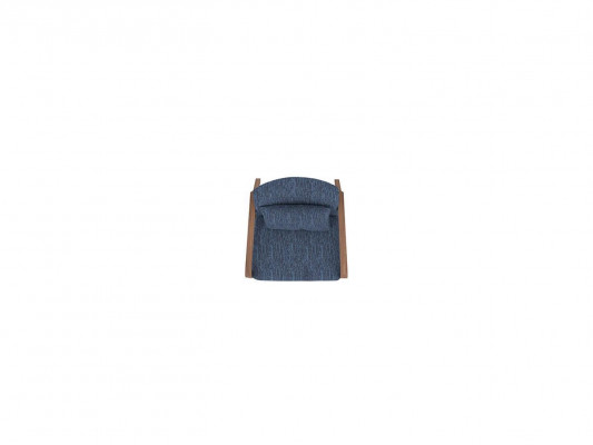 Modern Sessel Design Einrichtung Wohnzimmer Blau Stoff Couch Textil Neu