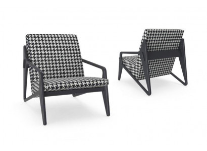 Luxus Sessel Wohnzimmer Textil Sessel Modern Design Polsterung Neu