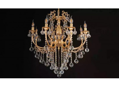  Kronleuchter Kristall Luxus Deckenleuchter Lüster Deckenlampe Gold Lampe