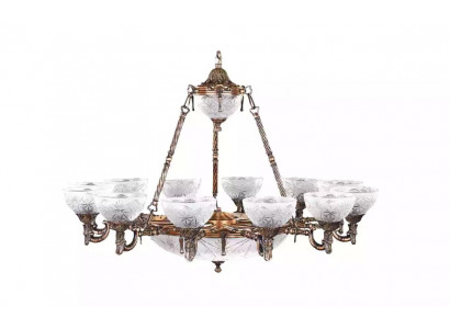 Deckenleuchter Kronleuchter Lampe Deckenlampe Lüster Glas 122cm Lampen