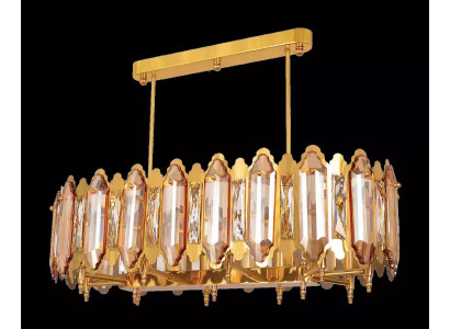 Deckenlampe Kronleuchter Deckenleuchter Lampe Gold Lüster Kristall