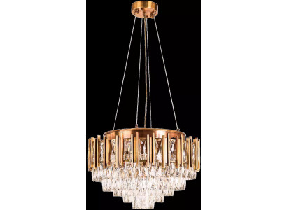 Deckenleuchter Kronleuchter Luxus Deckenlampe Lüster Kristall Runde Hängelampe