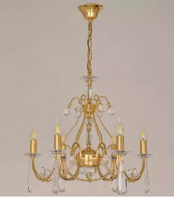 Klassische Deckenlampe Kronleuchter Deckenleuchter Gold Lichtkronleuchter Neu