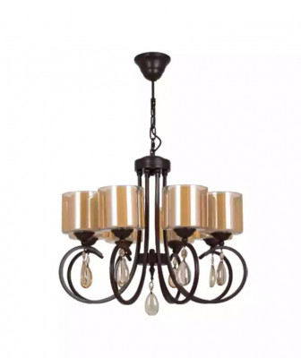 Deckenlampe Wohnzimmer Hängelampe Deckenleuchte Glas Luster Luxus 66x70
