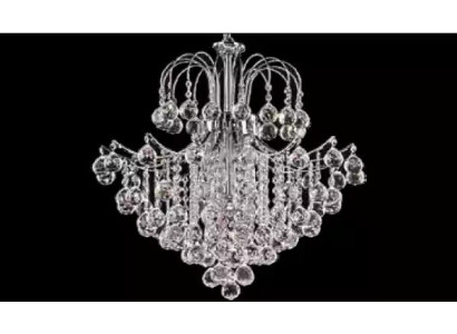 Deckenlampe Kronleuchter Deckenkristalllampe Lampen Luxus Lüster Silber