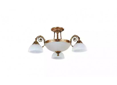 Lampen Deckenleuchter Lüster Kronleuchter Weiß Deckenlampe Glas Gold