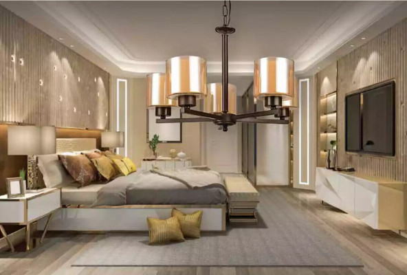 Kronleuchter Wohnzimmer Stil Moderne Hängelampe Schlafzimmer Luxus neu