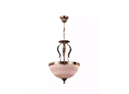 Deckenlampe Lüster Gold Deckenleuchter Lampe Kronleuchter Glas Braun