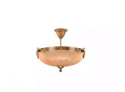  Kronleuchter Deckenlampe Lüster Deckenleuchter Lampe Glas Gold Beige