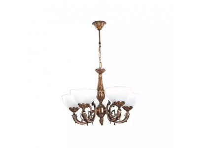Deckenlampe Lüster Deckenleuchter Antique Kronleuchter Lampe Glas Gold