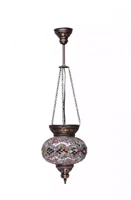 Lampen Deckenleuchter Lüster Kronleuchter Deckenlampe Glas Silber Neu