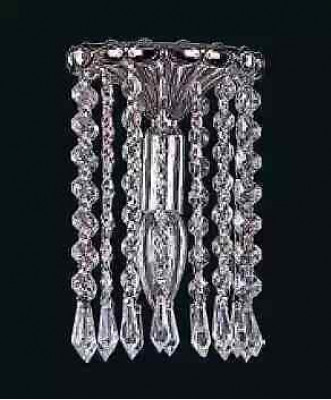 Deckenlampe Deckenleuchter Kronleuchter Silber Lüster Kristall Lampe