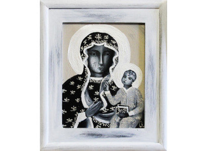 Religion Maria Handarbeit Ölbild Bild Ölbilder Rahmen Bilder G16045