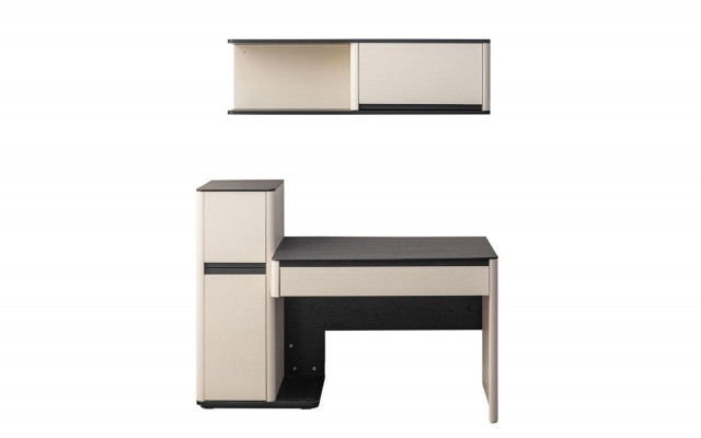 Weißer Moderner Schreibtisch Designer Kinder Computertisch Wandschrank