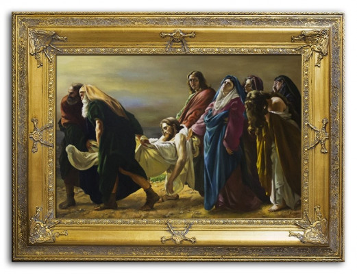 Religion Jesus Christus Handarbeit Ölbild Bild Ölbilder Rahmen Bilder G94796