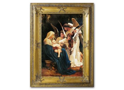 Religion Maria Handarbeit Ölbild Bild Ölbilder Rahmen Bilder G15050