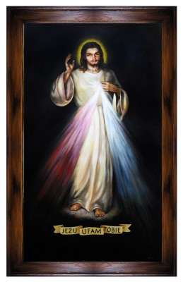 Religion Jesus Christus Handarbeit Ölbild Bild Ölbilder Rahmen Bilder G94809