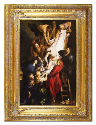 Religion Jesus Christus Handarbeit Ölbild Bild Ölbilder Rahmen Bilder G02472