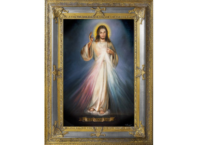 Religion Jesus Christus Handarbeit Ölbild Bild Ölbilder Rahmen Bilder G93984