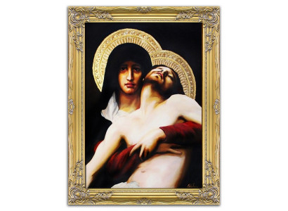Religion Maria Handarbeit Ölbild Bild Ölbilder Rahmen Bilder G06188