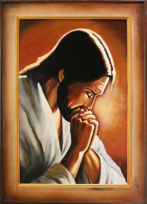 Religion Jesus Christus Gott Göttlich Ölbild Bild Ölbilder Rahmen Bilder G15054