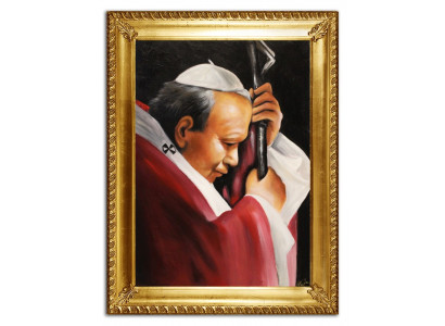 Papst Johannes Paul II Kirchen Oberhaupt Gläubiger Bild Bilder Gemälde G96424