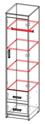 Schrank Kleiderschrank Schrankwand Schlafzimmer Jugendzimmer Farbwahl Neu