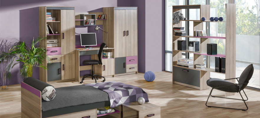 Schrank Kleiderschrank Schrankwand Schlafzimmer Jugendzimmer Farbwahl Neu