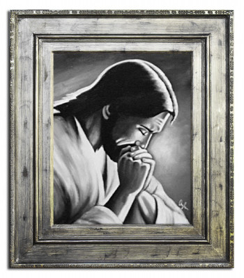 Religion Jesus Christus Gott Göttlich Ölbild Bild Ölbilder Rahmen Bilder G17499