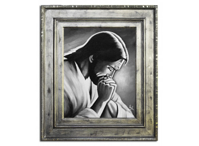 Religion Jesus Christus Gott Göttlich Ölbild Bild Ölbilder Rahmen Bilder G17499