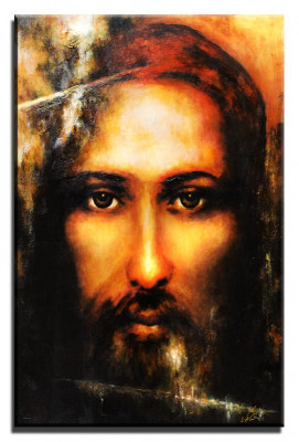 Religion Jesus Christus Handarbeit Ölbild Bild Ölbilder Rahmen Bilder G01073