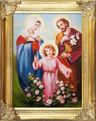Religion Handarbeit Ölbild Bild Ölbilder Rahmen Bilder G94277