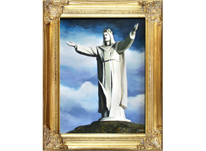 Religion Jesus Christus Handarbeit Ölbild Bild Ölbilder Rahmen Bilder G06185