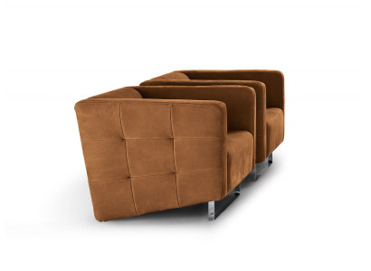  Luxus Sessel Polster Braun Italienischer Stil Design Modern Möbel Wohnzimmer Neu